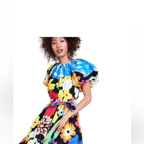 Floral Puff Sleeve High-Low Dress - DESIGNER CHRISTOPHER JOHN ROGERS For Target - Picture 2 of 3